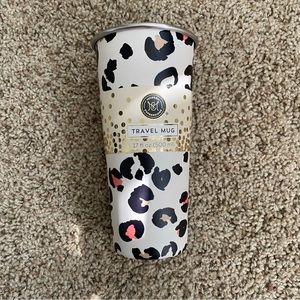 Animal print travel mug